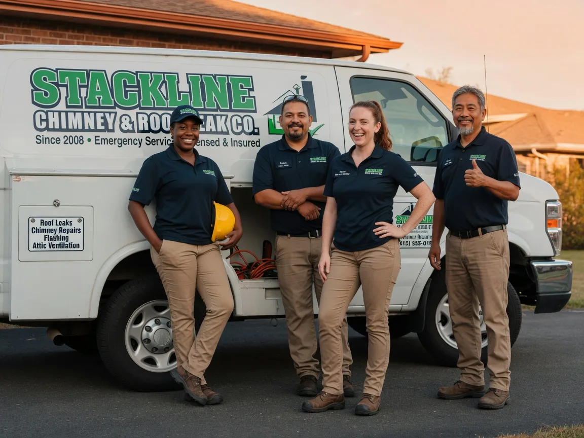 Chimney flashing repair company in Braceville, IL